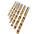 99X High Speed Steel Plated Titanium Twist Drill Straight Shank Drill Hand AOR