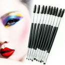 Eyebrow Brush Dual-ended Brow Eyeliner Angled Cut Spoolie Brush Makeup Tool