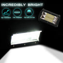 72W LED Work Flood Square Spot Light 12V 24V Off Road Truck Boat Fog La VUT
