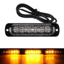2x 6LED Car Truck Emergency Beacon Warning Hazard Flash Strobe Light Yellow OIL