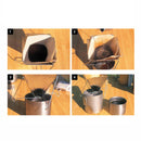 1PCS Outdoor Camping Folding Portable Coffee Drip Rack Stainless Steel  RQK