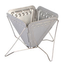 1PCS Outdoor Camping Folding Portable Coffee Drip Rack Stainless Steel  RQK
