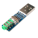Mini USB DAC Decoder PCM2704 USB Sound Card Analog DAC Decoder Board ZNQ DXF