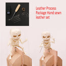 Delicated Leather Craft Hand Stitching Carving Sewing Tool Awl Thimble Kit DOE