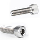 180pcs 304 Stainless Steel Cylindrical Hex Screw Nut Combination M2 A2-70 DMQ