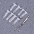 Pro Optical Glasses Repair Kits Box With Screw & Nut & Nose Pad Function TZR