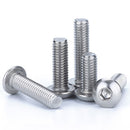 60pcs M6 Stainless Steel 304 Pan Head Round Head Hexagonal Screw Combinati GQE