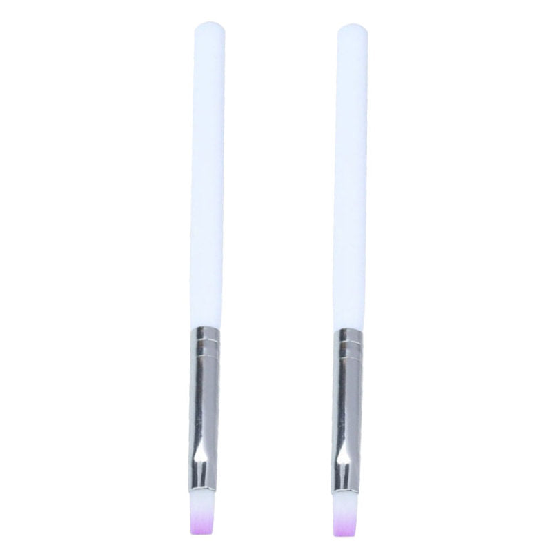 2PCS Acrylic UV Gel Nail Art-Design Pen Polish Painting Brush Manicure Tool dgh
