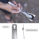 3-In-1 Multi-Function Cutlery Spoon Barbecue Clip Picnic Barbecue Uten QPV