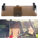 Clip-on Car Day Night Anti-Glare Vison Safty Driving HD Mirror Glass Sun Visor f