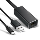 Ethernet Adapter for TV Sticks Fire Television Device Chromecast Ultra 2/1/Audio
