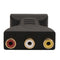 HDMI To 3 RGB RCA Video Audio Adapter AV Component Converter ABS Plug and Play w