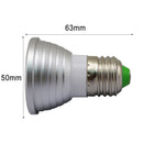 1pc E27 RGB LED Globe Lamp 16 Colour Changing Light Bulb Aluminum Shell DOQ UGV