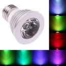 1pc E27 RGB LED Globe Lamp 16 Colour Changing Light Bulb Aluminum Shell DOQ UGV