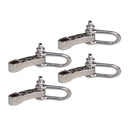 4PCS Bracelet Buckle Outdoor Survival Rope Fittings Anchor Shackle ZPE