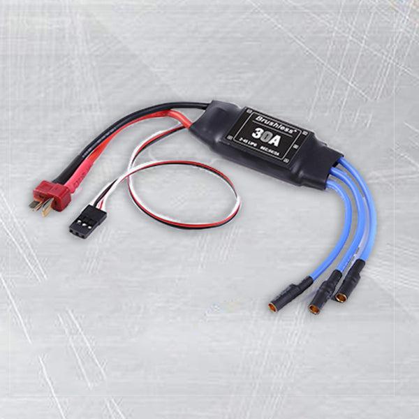 2-4S 30A Brushless Electric Adjustment Welded T Plug Glass Fiber QXL