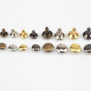 240 Set 6mm 8mm Leather Rivets Cap Rivet Tubular Metal Studs Fixing To QPS