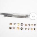 240 Set 6mm 8mm Leather Rivets Cap Rivet Tubular Metal Studs Fixing To QPS