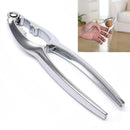 1xDurable Stainless plier nut cracker sheller walnut crab seafood lobster opener