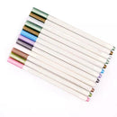 12Pc 6.50*0.28in Draw Paint Markers Pen for Black Paper Art Pens Signatu RVG