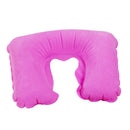 5X Inflatable U Shaped Travel Head Neck Rest Air Cushion Pillow PVC Flo M LRH