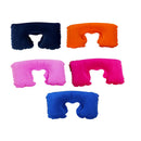 5X Inflatable U Shaped Travel Head Neck Rest Air Cushion Pillow PVC Flo SMJ