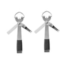 2x 3-in-1 Fishing Quick Knot Tying Tool Fly Line Clippers Retractor Lin ACP