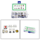 250pc 10 Kinds Of Light Touch Small Button Switch 2*4 3*6 4*4 6*6 Usef ZHX