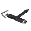 1pc Skate Skateboard Longboard T  Multifunctional All In One Wrench Black FVD