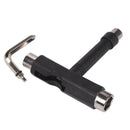 1pc Skate Skateboard Longboard T  Multifunctional All In One Wrench Black FVD
