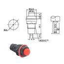 Small Micro Button Button Switch DS-211DS-213 Self-Lock Reset Power Jog Sw WMM