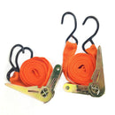 2x Car Cargo Lashing luggage Tie-Down Endless Strap Cam Buckle Ratchet  YQL