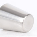 10PC 35ml Drinking Glass Stainless Steel Shot Glasses Cup Wine Beer Whi XAS