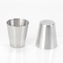 10PC 35ml Drinking Glass Stainless Steel Shot Glasses Cup Wine Beer Whi XAS