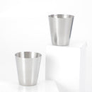 10PC 35ml Drinking Glass Stainless Steel Shot Glasses Cup Wine Beer Whi XAS
