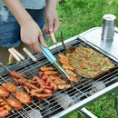 Barbecue Fork Tong Shovel Clip Grill Spatula Turners Clamp Outdoor BBQ  VYP