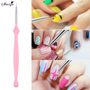 3PCS UV Gel Liner Brush Set Plastic Pen Gourd Handle Manicure Nail Art To LEM