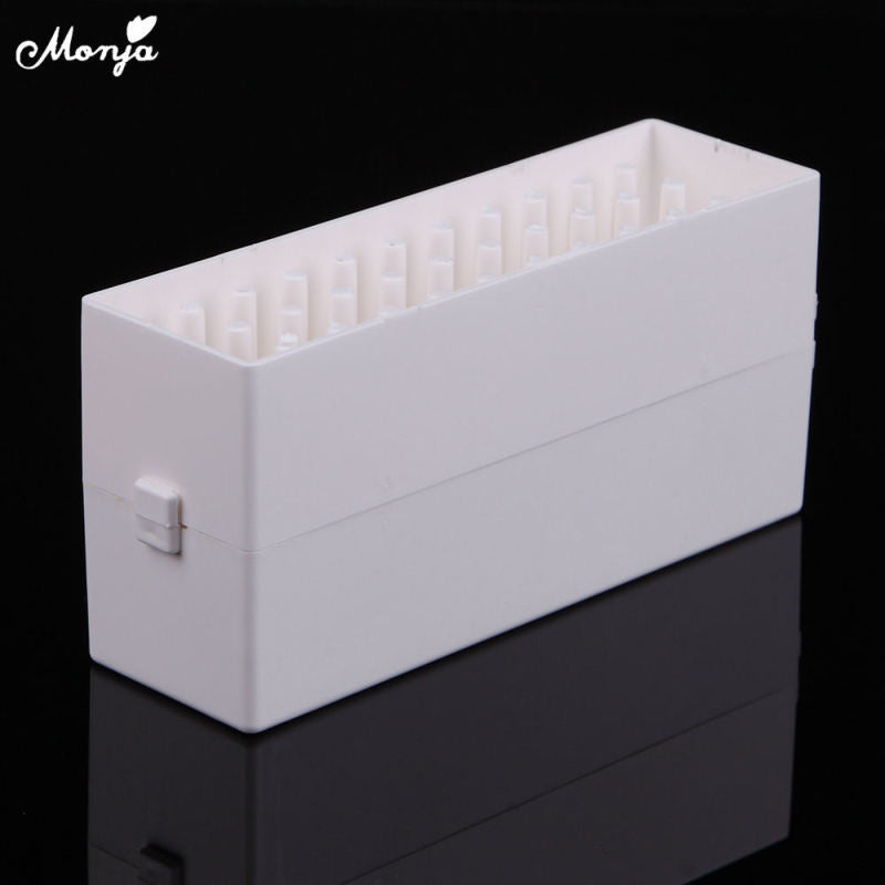 30 Holes Acrylic Nail Art Drill Bit Holder Stand Storage Container Case Ma CKE
