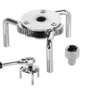 2 Way Oil Filter Wrench Auto Adjustable Universal 3-Jaw Remover For Car Tr EZF