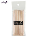 20Pcs Nail Art Orange Wood Stick Cuticle Pusher Remover Pedicure Manicur UAE