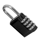 4 Dial Digit Zinc Alloy Security Padlock Outdoor Heavy Duty Combinatio IHG