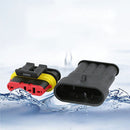 10pcs 4P Nylon Flame Retardant Automotive Waterproof Connect PA66+ Copp FZJ