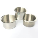 Stainless Steel Recessed Cup Drink Holder for Marine Boat RV Camper MXC