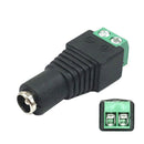 DC Power Male 5.5 x 2.1mm Jack Adapter Cable Plug Connector for CCTV / L LXZ