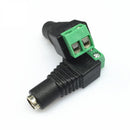 DC Power Male 5.5 x 2.1mm Jack Adapter Cable Plug Connector for CCTV / L LXZ