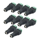 DC Power Male 5.5 x 2.1mm Jack Adapter Cable Plug Connector for CCTV / L LXZ