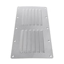 1x Stainless Steel Air Vent Cover Panel Rectangle Louver Air Ventilation MEM