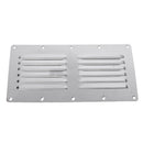 1x Stainless Steel Air Vent Cover Panel Rectangle Louver Air Ventilation MEM
