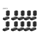 20xClip-on Ferrite Ring Cable Clip Core RFI EMI Noise Suppressor Filte XSW IPO