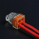 100xPCT-104 Push Wire Wiring Cable Connector 4 Pin Conductor Terminal Blo CFD